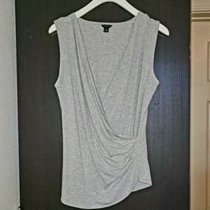 Ann Taylor Faux Wrap Shell Top/Blouse